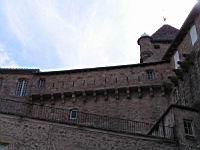 Aubenas, Chateau, Facade arriere (1)